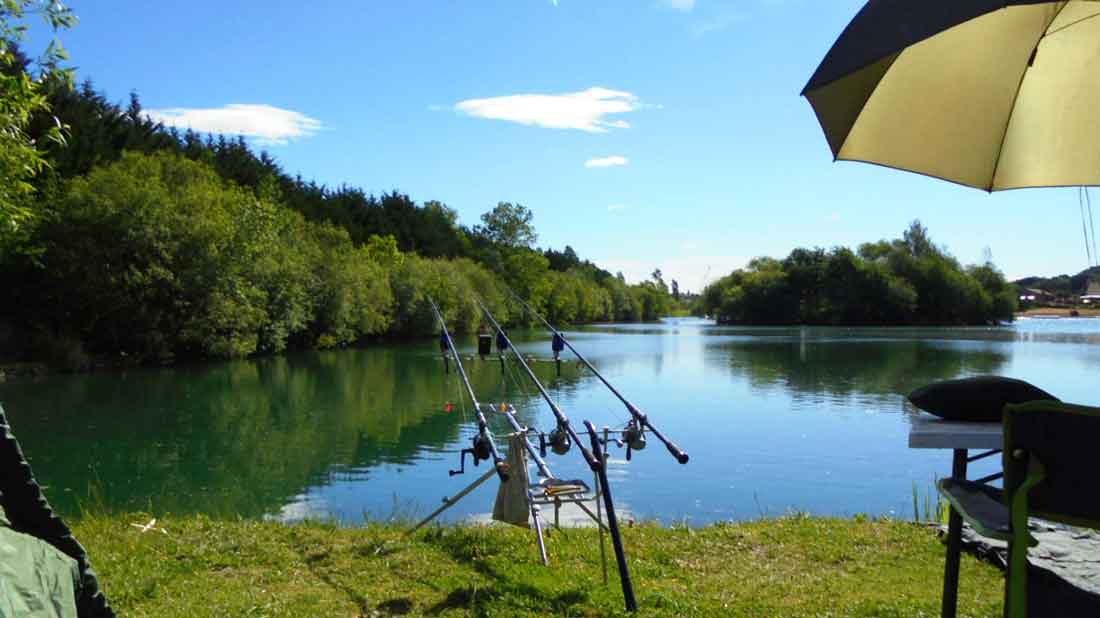 Domaine du lac de Sames pêche